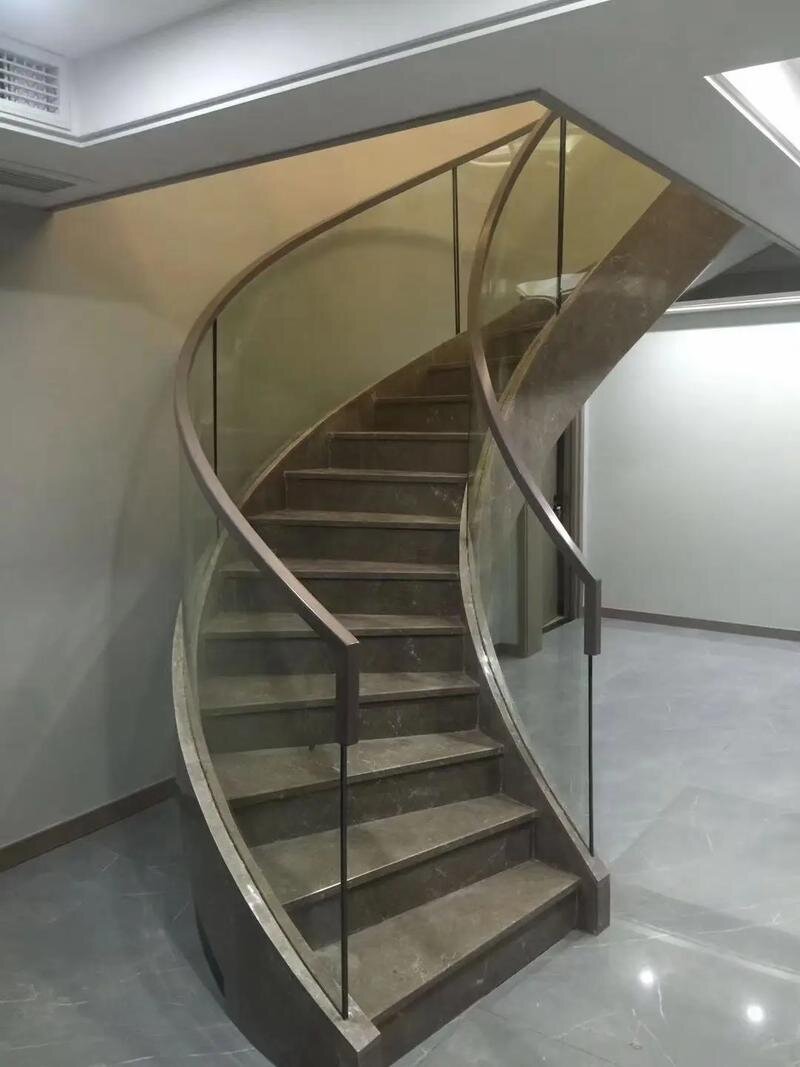 珠海市热弯弧形玻璃异形展柜玻璃 - 价格